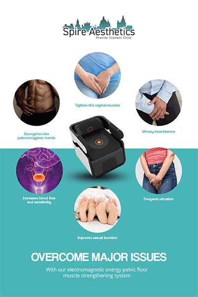 Image of EMS chair to treat Urine leakage Tetbury from Spire Aesthetics