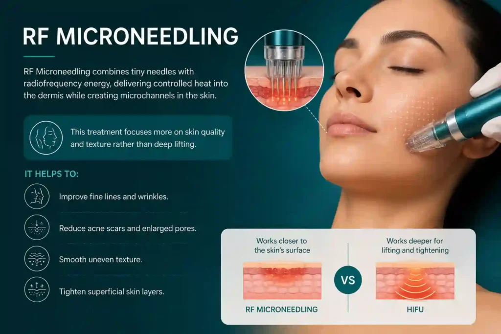 What Does RF Microneedling Do That HIFU Alone Cannot Tetbury
