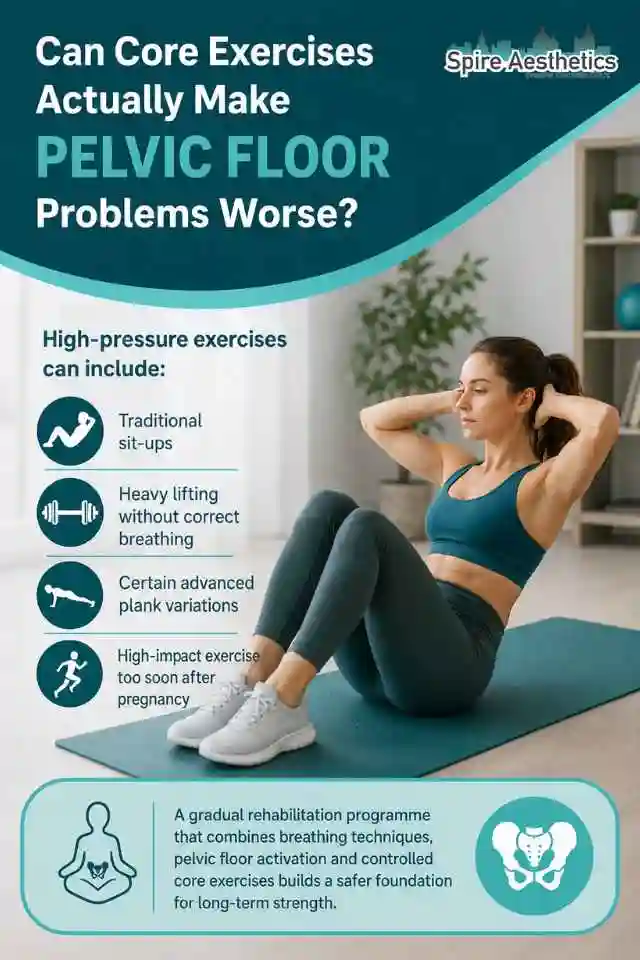 Can Strengthening Your Core Alone Actually Make Pelvic Floor Problems Worse Tetbury?